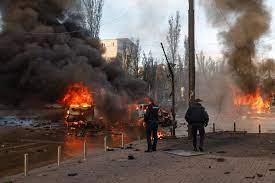 Guerra en Ucrania: Múltiples explosiones en Kiev, Jarkov y Zaporiyia esta mañana