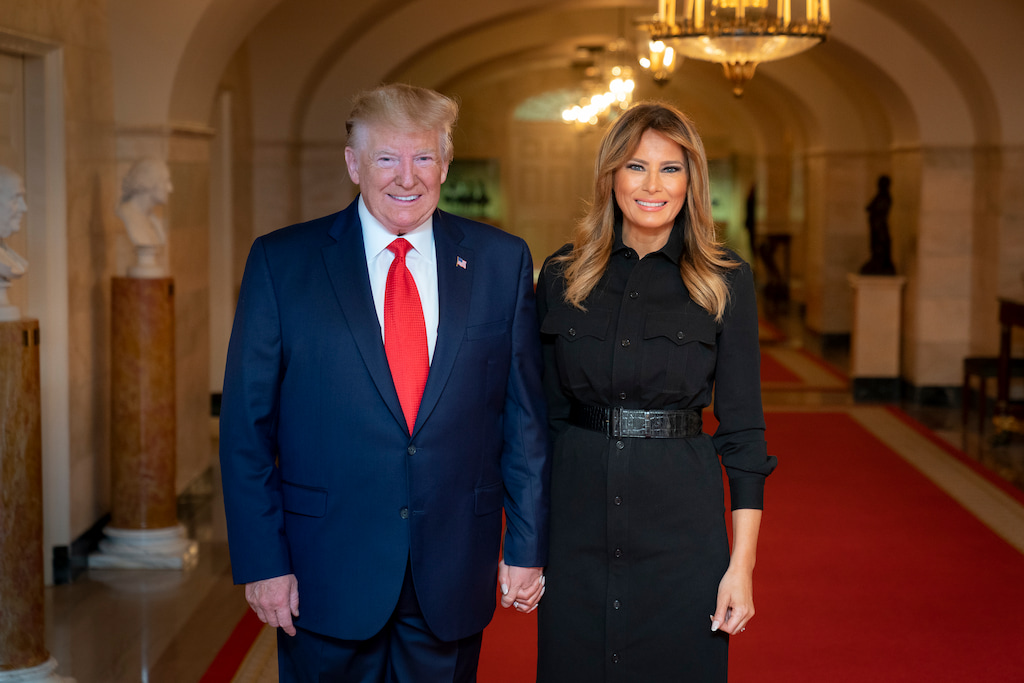 Donald y Melania Trump en una foto de archivo.