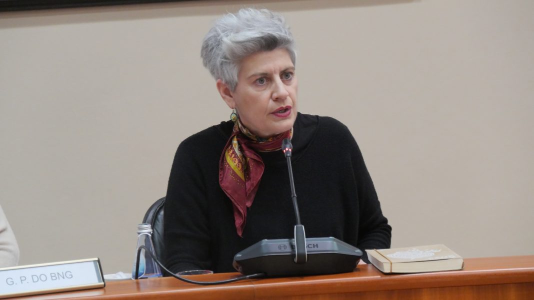 Diputada del BNG en el Parlamento galego, Mercedes Queixas