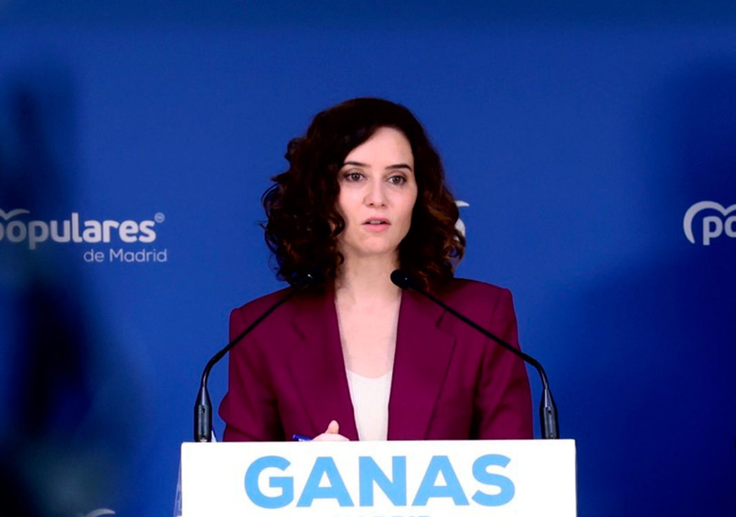 Isabel Díaz Ayuso, presidenta del PP madrileño