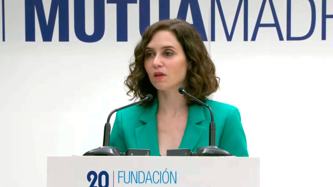 Isabel Díaz Ayuso, candidata del PP y presidenta de la Comunidad de Madrid