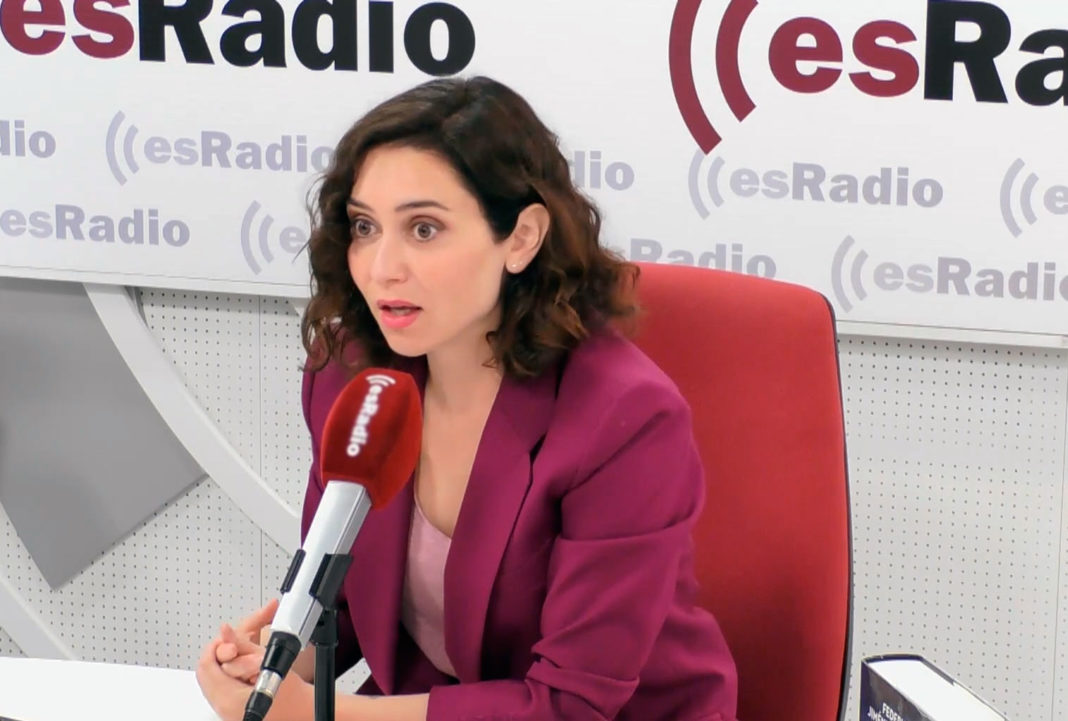 Isabel Díaz Ayuso, candidata del PP y presidenta de la Comunidad de Madrid