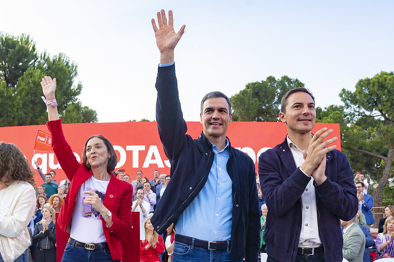 Sánchez llama a los votantes a 'decir adiós' a Ayuso y la derecha