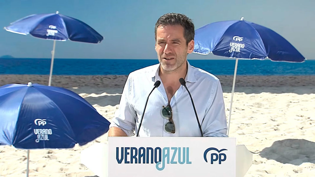 El portavoz de campaña del PP, Borja Sémper, ha presentado la campaña de su partido de cara a las generales, con el eslogan: “Verano azul”