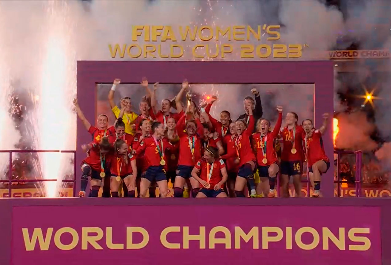 La Selección Española de Futbol Femenino campeona de mundo