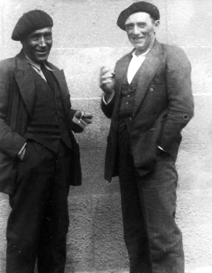 Victor Pérez Barrientos y Marcelino Quintano Fernández., paseados en 1936