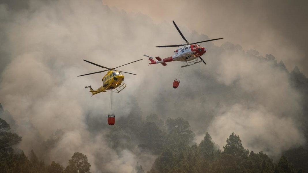 Devastación en Tenerife: el incendio avanza y ya arrasa 12.800 hectáreas