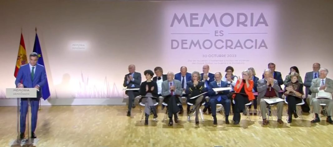 Reparación y recuerdo: Sánchez refuerza el compromiso con víctimas de la guerra civil y dictadura