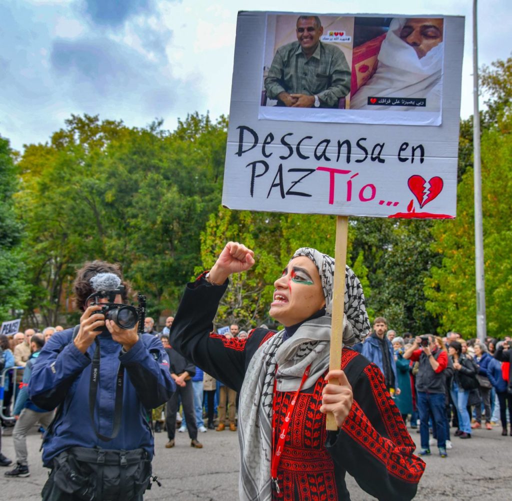 Manifestación por Palestina, foto Agustín Millán