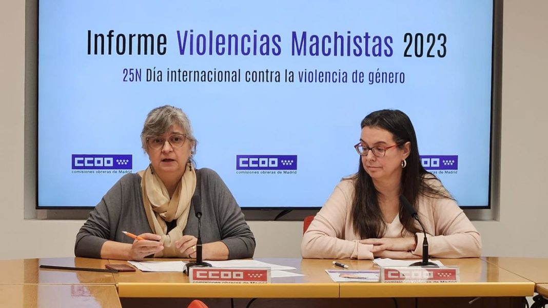 la secretaria general de CCOO Madrid, Paloma López,