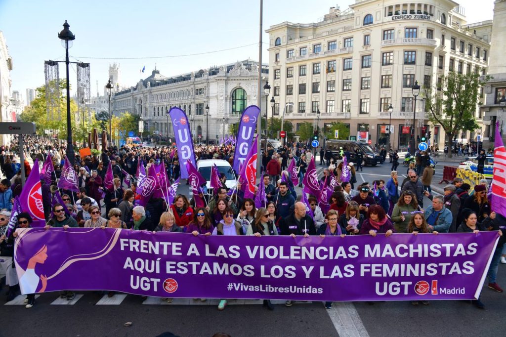 Manifestación del Foro de las mujeres de Madrid, foto Agustín Millán