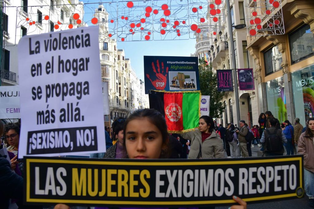 Manifestación del Foro de las mujeres de Madrid, foto Agustín Millán