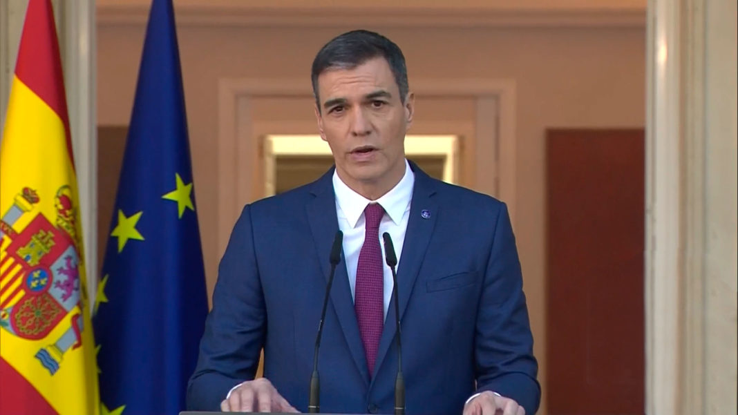 Pero Sánchez, ha comparecido en el Palacio de la Moncloa para anunciar el nuevo Ejecutivo
