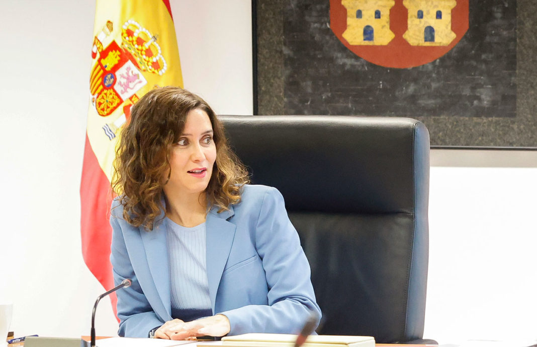 Isabel Díaz Ayuso durante el Consejo de Gobierno de esta semana