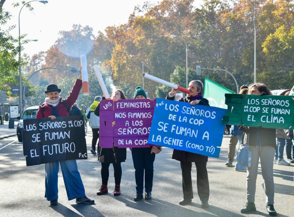 Manifestación por el clima en Madrid, foto Agustín Millán