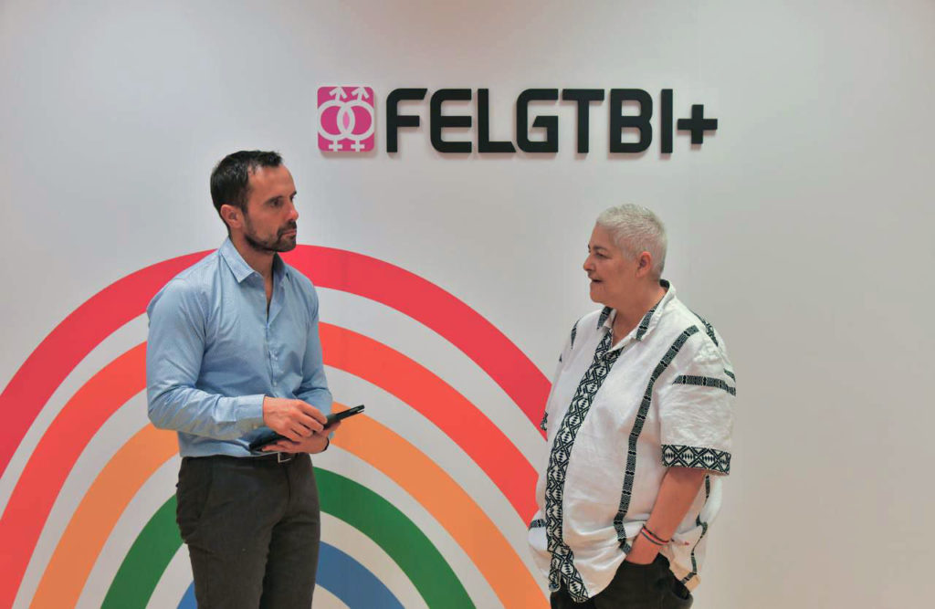 Uge Sangil, presidenta de la FELGTBI+, foto Agustín Millán Uge Sangil, presidenta de la FELGTBI+, foto Agustín Millán