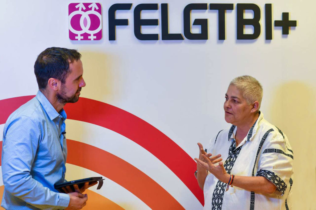 Uge Sangil, presidenta de la FELGTBI+, foto Agustín Millán Uge Sangil, presidenta de la FELGTBI+, foto Agustín Millán