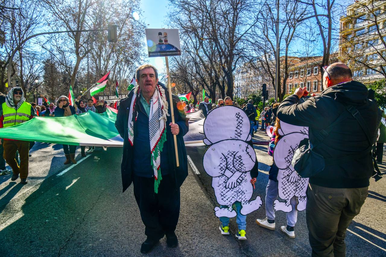Manifestación estatal 20 enero 2024: “Paremos el genocidio de Palestina”, fotos Agustín Millán