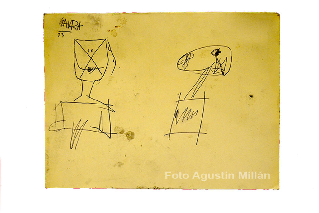 Antonio Saura, 1973, colección particular, foto Agustín Millán