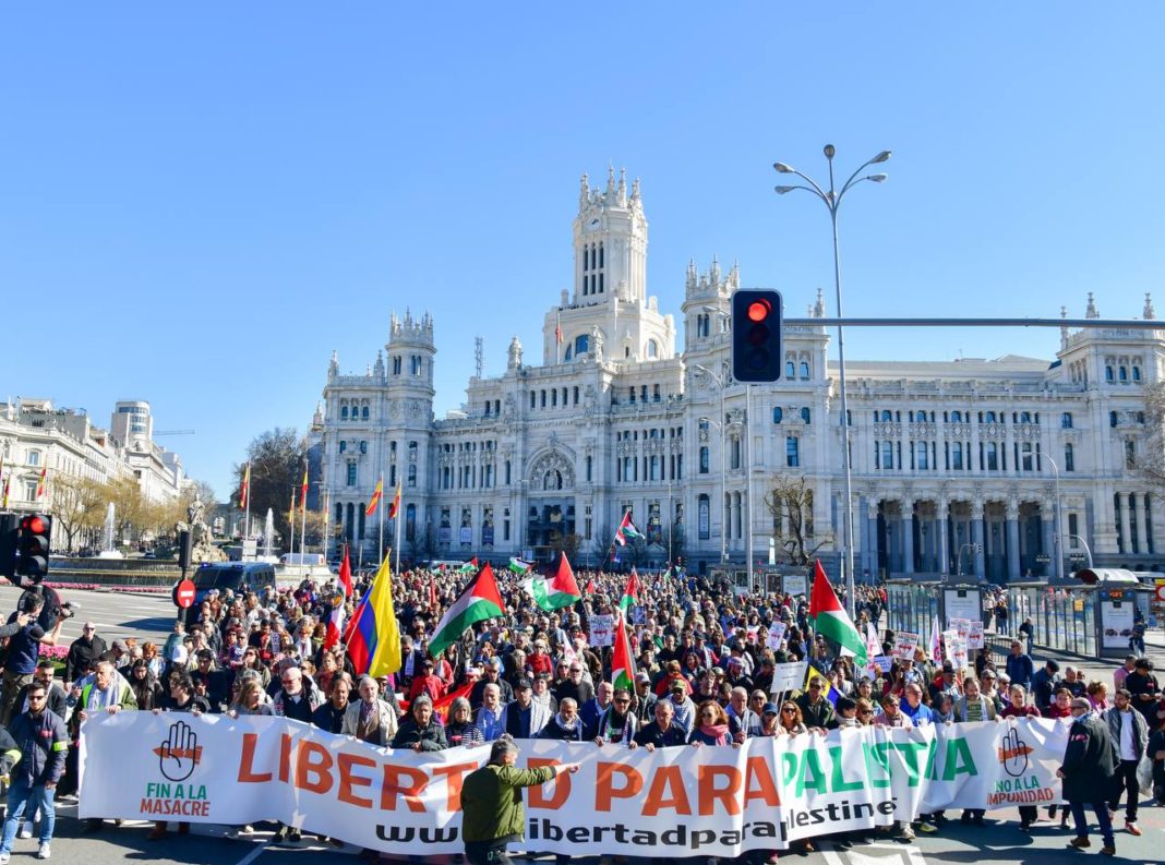 Manifestación Palestina Madrid, fotos Agustín Millán