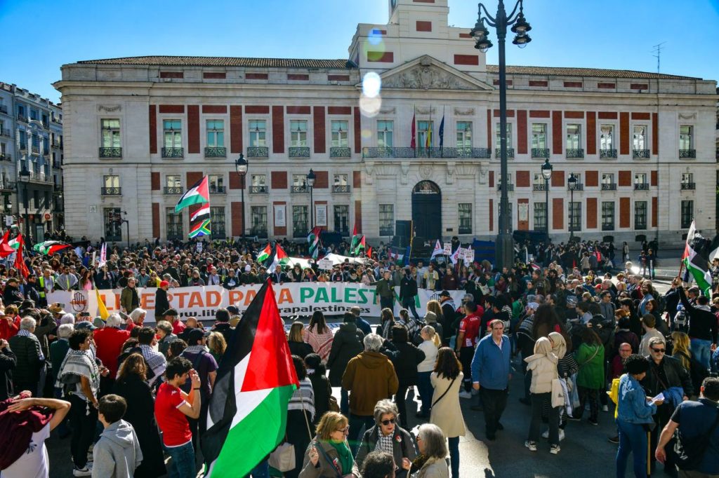 Manifestación Palestina Madrid, fotos Agustín Millán
