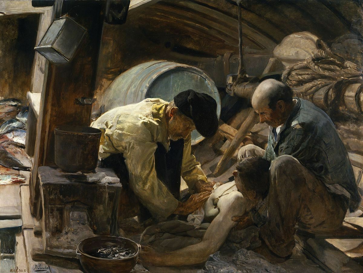 ¡Aún dicen que el pescado es caro!, de Joaquín Sorolla (1894)