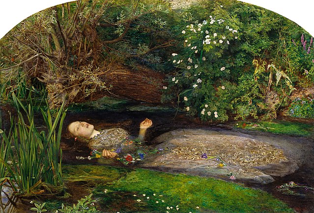 Ofelia (1852) de John Everett Millais.