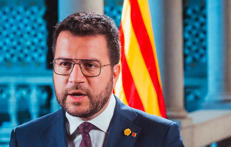 Aragonès apuesta en el Senado por el referéndum como solución soberana