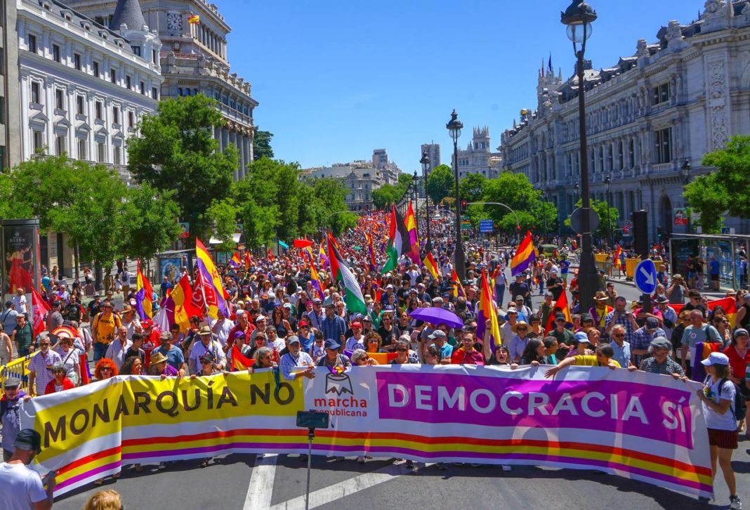 Marcha rupublicana en Madrid, foto Agustín Millán