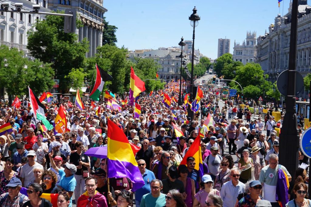 Marcha republicana en Madrid, foto Agustín Millán