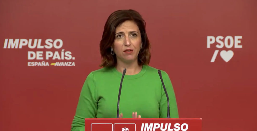 Portavoz del PSOE, Esther Peña